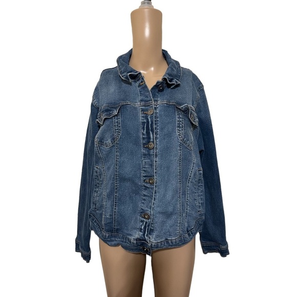Torrid Blue Jean Jacket - Picture 3 of 5